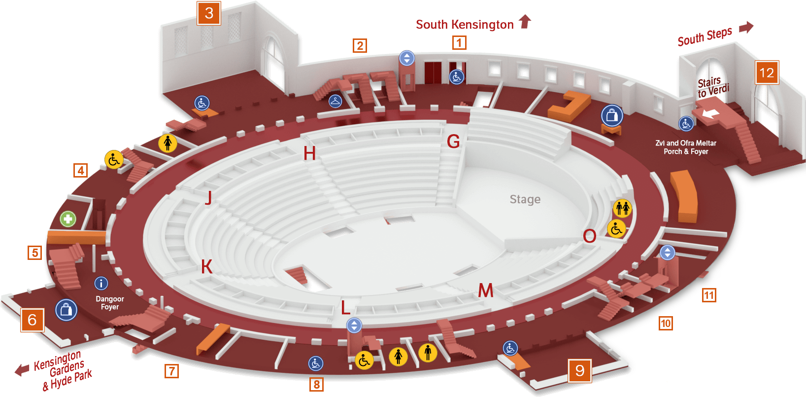 Venue Plan Royal Albert Hall Royal Albert Hall